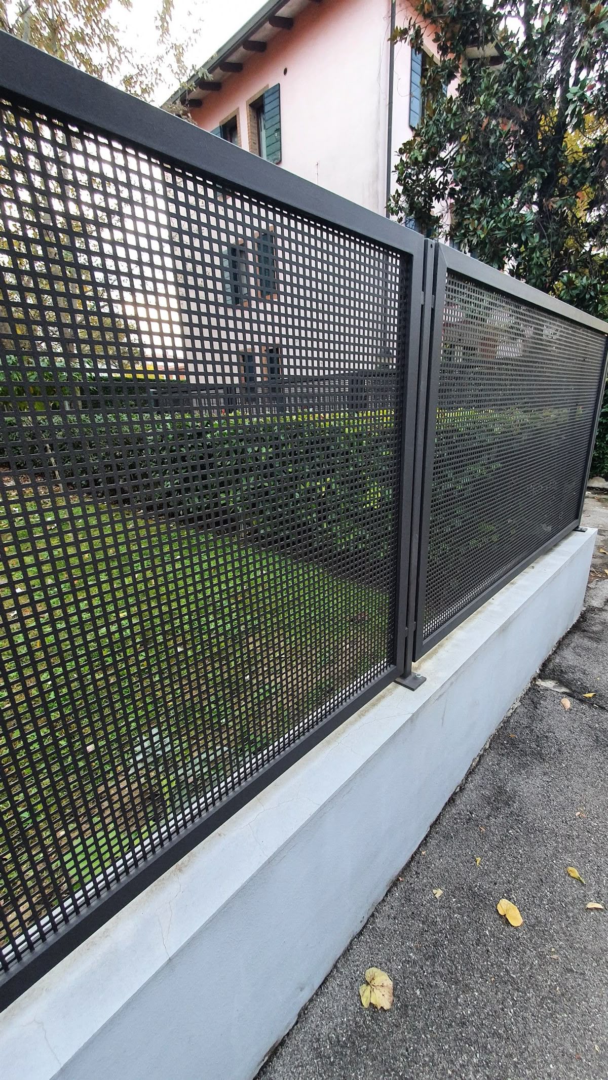 Modern Metal Fence